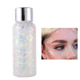 Mermaid Sequins Grosse Paillettes Liquide Fard à Paupières pour le Corps Festival Paillettes Cosmétique Visage Cheveux Ongles