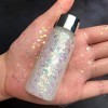 Mermaid Sequins Grosse Paillettes Liquide Fard à Paupières pour le Corps Festival Paillettes Cosmétique Visage Cheveux Ongles