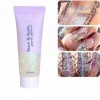 Gel Glitter Body,Chunky Glitter,Body Glitter,Paillettes de Sirène Chunky Glitter Gel Liquide,Festival Glitter Cosmétiques Vis