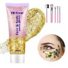 Gel pailleté Poudre de Paillette pour Corps Cheveux Visage Yeux Ongle Liquide scintillant épais de sirène pour le Maquillage 