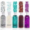 5 pièces de gel de paillettes pour le corps