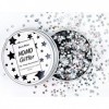 10g Paillettes argentées en forme détoile de qualité cosmétique faites en matière végétale naturelle biodégradable végane