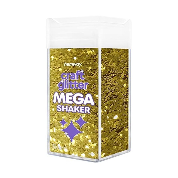 Hemway BULK Glitter 360g / 12.7oz MEGA Craft Shaker Glitter for Nails, Resin, Tumblers, Arts, Crafts, Painting, Festival, Cos