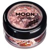 Paillettes holographiques rondes par Moon Glitter Paillette Lune – 100% de paillettes cosmétique pour le visage, le corps, 