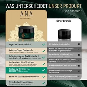 Pommade à la mousse BIO avec aloe vera, acide hyaluronique, mousse dIslande, Q10, Algaktiv® et céramide III - Soin anti-âge 