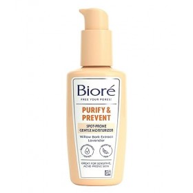 Bioré Purify & Prevent Soin hydratant doux Spot-Drone pour peaux sensibles et sujettes à lacné