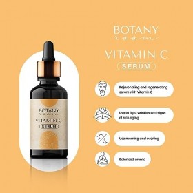 Libérez votre potentiel radieux avec le sérum "Vitamine C" de BotanyRoom - Révélez un teint lumineux, ferme et revitalisé. Dé