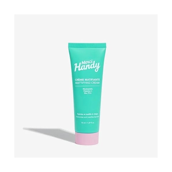 Merci Handy - Crème Matifiante 50ml - Peau Douce et Matifiée - Soins Visage