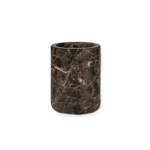 Mette Ditmer - MARBLE toothbrush holder - Brown