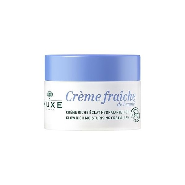 Nuxe Crème Fraîche de Beauté Crème Riche Éclat Hydratante 48H Bio 50 ml