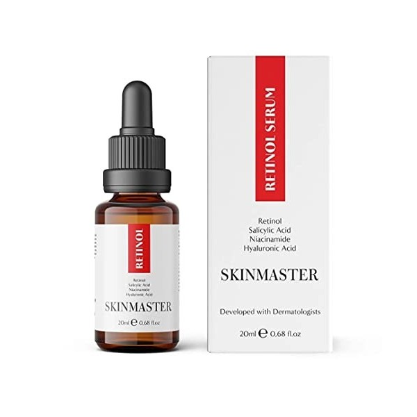 Skinmaster Sérum anti-âge au rétinol et b3 20 ml rétinol, bha, niacinamide, ha 