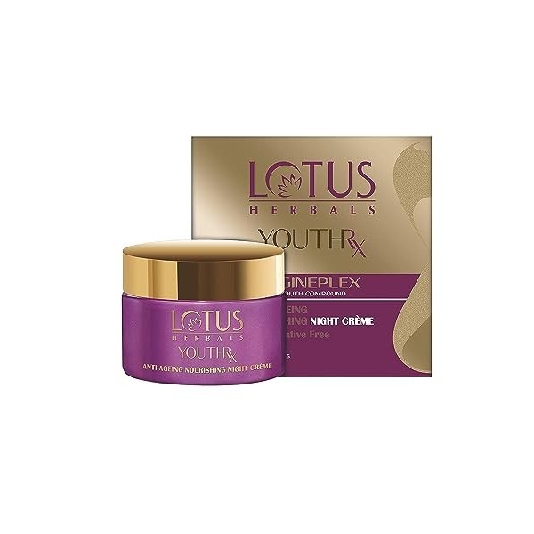 Lotus Herbals YouthRx Crème de nuit nourrissante anti-âge 50 g