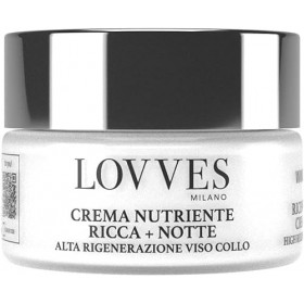 LOVVES Crème Visage Riche Nourrissante, Jour et Nuit, Haute Cosmétique Naturelle, Anti-Rides, Favorise la Production de Colla