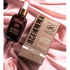 Melli Night Sérum Reste orative Age Perfect, le soin de la peau du visage avec innovantes Peptides et anti-âge Repair Complex