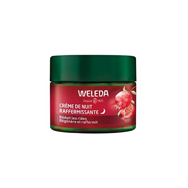 Crème de Nuit Raffermissante Grenade et Maca - Soin anti-âge raffermissant pour les femmes dès 40 ans - Peaux matures - 40 ml