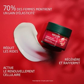 Crème de Nuit Raffermissante Grenade et Maca - Soin anti-âge raffermissant pour les femmes dès 40 ans - Peaux matures - 40 ml