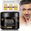 Crème au rétinol pour hommes,Crème raffermissante pour la peau nuit pour hommes | Produits soins pour peaux sèches et grasses