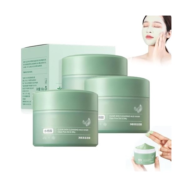 Crème de traitement de correction de couleur, masque dacide salicylique, masques faciaux hydratants de correction de couleur