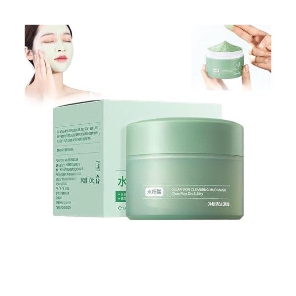 Crème de traitement de correction de couleur, masque dacide salicylique, masques faciaux hydratants de correction de couleur