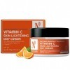 Nutriglow Advanced Organics Vitamin C Skin Lightening Day Cream for Dark Spot Reduction & Tan Removal - All Skin Types - 50G