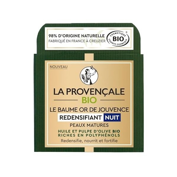 La Provençale Bio - Baume Riche Nuit pour Peaux Matures - 50Ml - Soins du Visage - LUnité