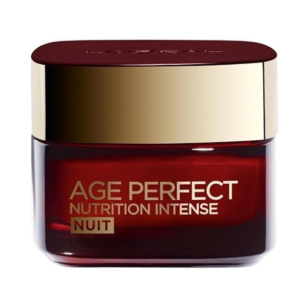 DERMO EXPERTISE Dermo Age Perfect Soin Aa Nutrition Intense Nuit 50Ml - Soin Visage Anti-Âge Intensif, Hydratation Profonde e