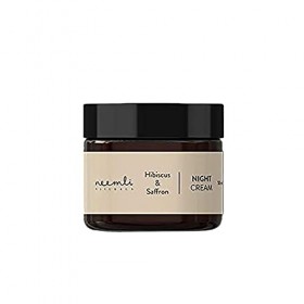 Neemli Naturals Hibiscus & Saffron Night Cream, Repairs & Regenerates, Hydrates, Vitamin-Rich Velvety Night Cream, Reduces Fi