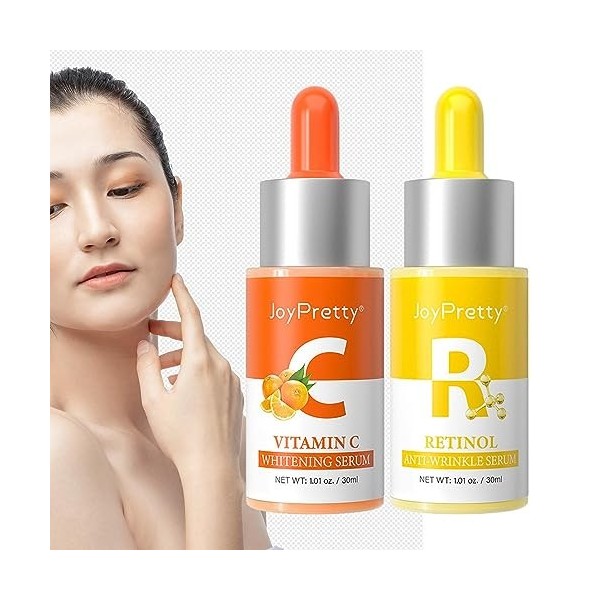 nuit pour le visage,Essence blanchissante et éclaircissante pour rester longtemps | Essence vitaminique réparatrice peau sèch