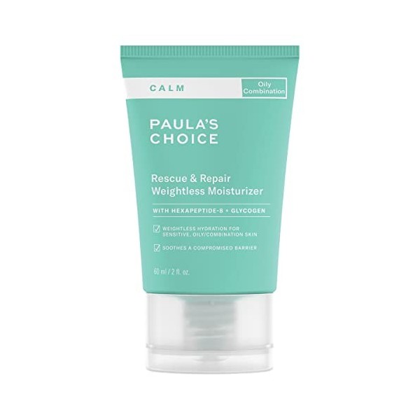 Paulas Choice CALM Light Soothing Repairing Night Cream - Visibly reinforces & Targets Wrinkles - For Sensitive Skin - Confl