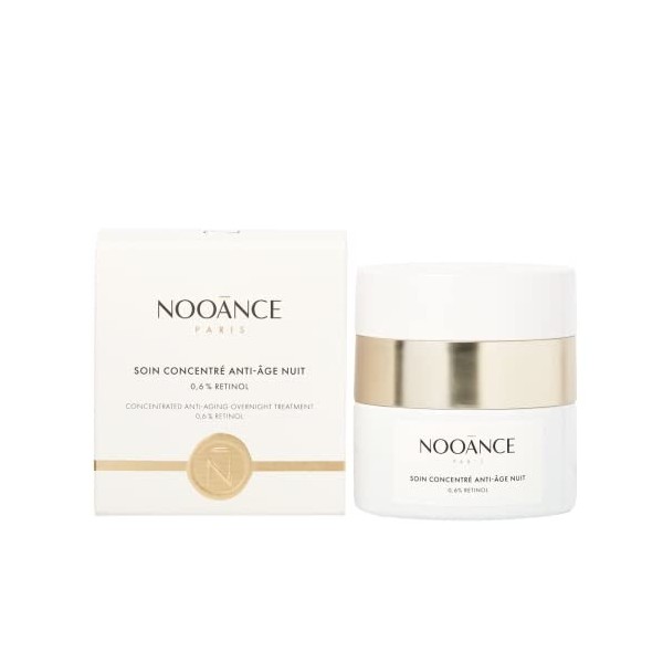 NOOANCE - Soin Concentré Anti-âge nuit 0,6% Rétinol - Le Seul Actif ayant un Effet Rajeunissant Cliniquement Prouvé - Hauteme