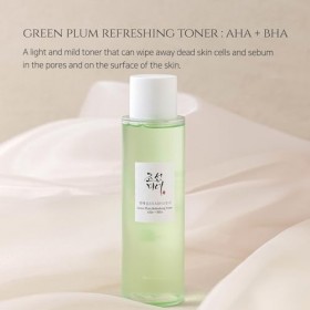 Beauty of Joseon Tonique Rafraîchissant Prune Verte&nbsp;: AHA + BHA [Renouvelé] 150 ml 5,27 fl.oz