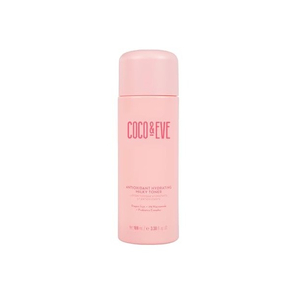 Coco & Eve Antioxidant Hydrating Milky Toner. Gentle Face Toner to Boost Hydration, Radiance, Support Skin Barrier. Antioxida