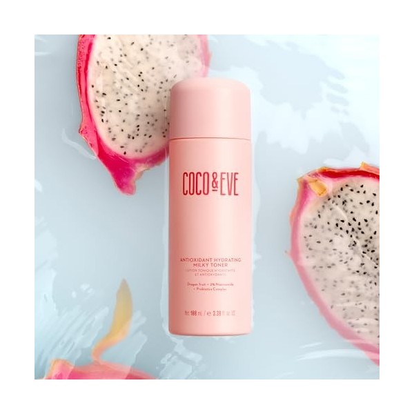 Coco & Eve Antioxidant Hydrating Milky Toner. Gentle Face Toner to Boost Hydration, Radiance, Support Skin Barrier. Antioxida