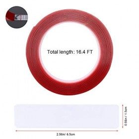 MWOOT 48 Pièces Faux Ongles Présentoir Support avec 5M Ruban Double Face,Transparent Acrylique Nail Art Présentoir pour Faux 