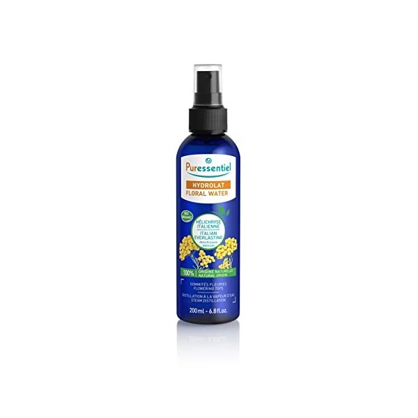 Puressentiel – Hydrolat d’Hélichryse Italienne BIO – 100% Pure et naturelle - certifié Ecocert – Peaux délicates & agressées 