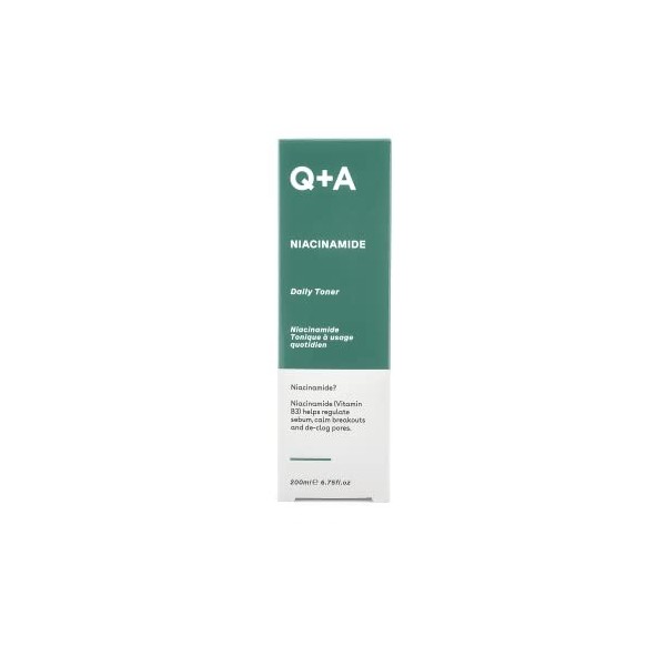 Q+A Lotion tonique à la niacinamide, 200ml/6.75fl.oz