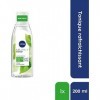 NIVEA NATURALLY GOOD Tonique Fraîcheur 200 ml, Lotion tonique enrichie en extrait de Thé Vert Bio, lotion nettoyante pour tou