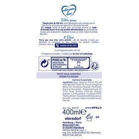 NIVEA Tonique Douceur, lotion tonique visage enrichie en huile dAmande et eau purifiée, nettoyant pour peaux sèches & sensib