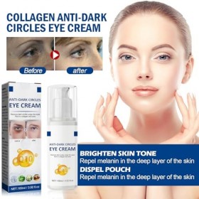 Collagène Cernes Crème Pour Les Yeux,Contre Les Cernes,Crème Pour Les Yeux,Crème Contour des Yeux Cernes et Poches,Soin de la