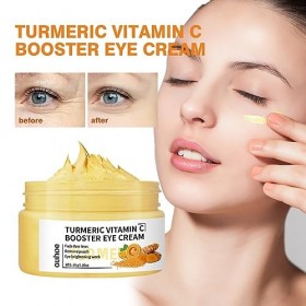 Thnkstaps 30g Hydrating Crème Contour des Yeux, Ginger VC Crème Antirides Contour des Yeux, Peut Resserrer la Peau Autour des