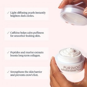 Wonderskin Purevoc Crème Contour des Yeux pour les Cernes et les Poches, Crème Anti-Âge pour les Yeux Crème pour les Yeux 