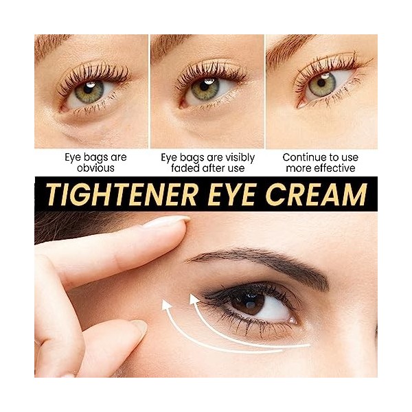 Crème contour des yeux, crème raffermissante instantanée pour les yeux