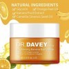 DR.DAVEY Crème contour des yeux hydratante avec vitamine C au collagène et acide hyaluronique,Gel anti-âge pour les cernes et