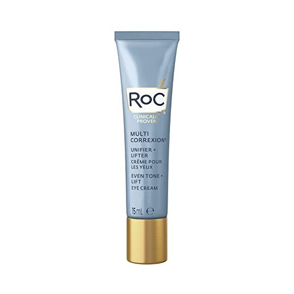 RoC - Multi Correxion Unifier + Lifter Crème pour les Yeux - Traitement Anti-âge - Avec Complexe Hexyl-R et Niacinamide - 50 