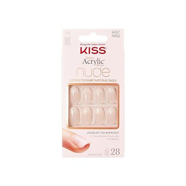 KISS Salon Acrylique Nu French Nails Rond