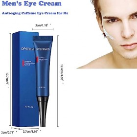 Mikabila Soin contour des yeux hydratant à l’Acide Hyaluronique, Soin visage anti-rides et ridules pour hommes, Soin visage a