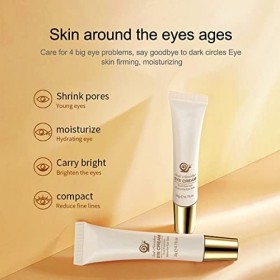 Escargot Crèmes Yeux,Hydratation Crème Yeux,Crèmes Yeux Anti-Rides,Crèmes yeux Réduit Poches,Anti-âge Crèmes Yeux,Crème Yeux 
