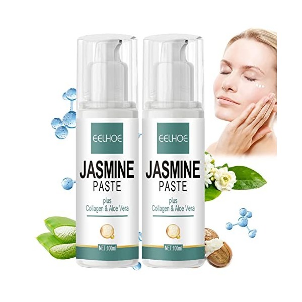 Jasmine Ointment Dark Circles Crème Contour Des Yeux 2 Pcs, Jasmine Ointment Dark Circles Eye Cream Against Rides And Dark Ci