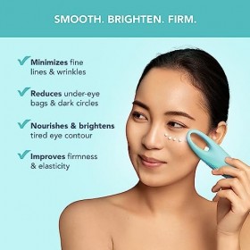 FOREO IRIS Vitamin C Eye Cream - Augencreme Gegen Falten und Augenringe - Vitamin E - Koffein - Hyaluronsäure - Yerba Mate - 
