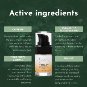 Senelle - Natural Corrective Eye Cream | Crème pour les yeux | Formule hydratante et nourrissante | Caféine | Extrait de coqu